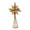 Starlight Gold Tree Topper 12.6 Inch Holiday Decor for Christmas Polyresin Dust Clean